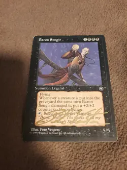 Homelands Baron Sengir Signed by Artist Light Played - Image 1