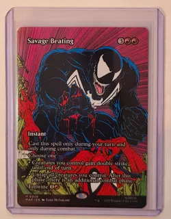Savage Beating (Borderless) Marvel Eternal-Legal Regular - Image 1