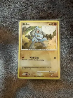 Riolu 8/17 Diamond & Pearl 2007 Pokemon TCG Card 60 HP Pop Series 6 - Image 1