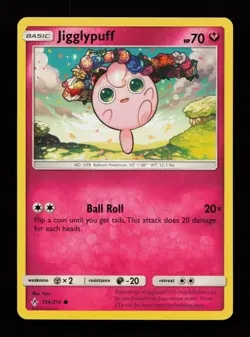 Jigglypuff 134/214 Common Unbroken Bonds Pokemon Cards - Image 1