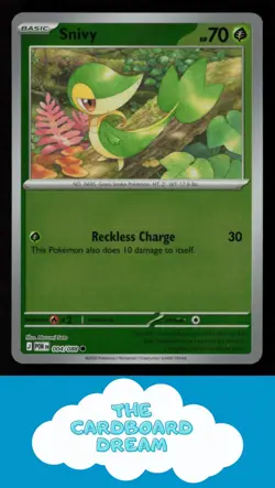 Snivy ME03: Perfect Order #004/088 Reverse Holo Pokemon Card - Image 1