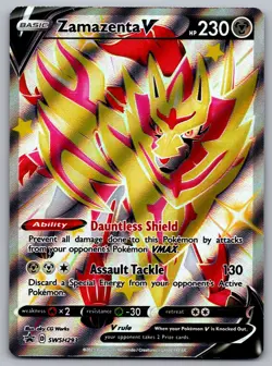 Zamazenta V (Shiny) - Holo Promo SWSH: Sword & Shield Promo Cards SWSH293 NM - Image 1