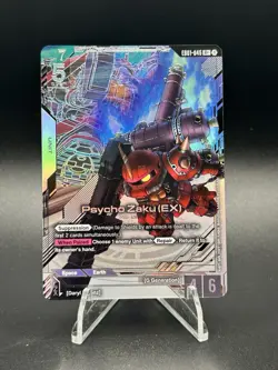 Gundam Card Game Psycho Zaku (EX) (EB01-045) (R+) Alt Art Eternal Nexus EB01 - Image 1