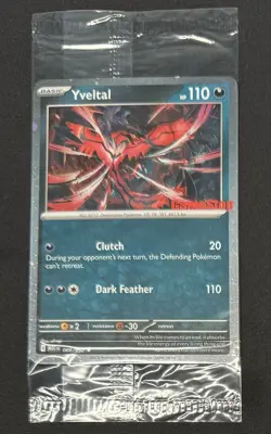 Yveltal 088/132 MEG EN Cosmo Holo Promo Card GameStop Exclusive ✨SEALED✨ - Image 1
