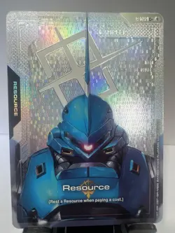 Bandai Gundam Card Game GD03 Kampfer Resource C+ R-022 Holo - Image 1