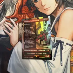 Summon: G.F. Cerberus (Borderless Foil) Final Fantasy - Magic MTG - Image 3