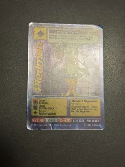 Digimon CCG Piedmon Bo-42 Holo 1st Edition Mega Card 1999 Bandai Vintage - Image 4