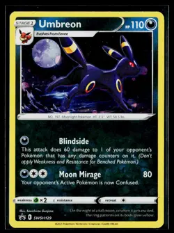 SWSH: Sword & Shield Promo Cards #SWSH129 Umbreon LP - Image 1