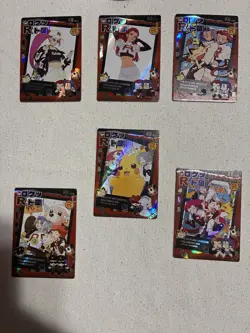 6x Mengka Fan art Featuring Team Rocket Trainer Card Lot - Image 2