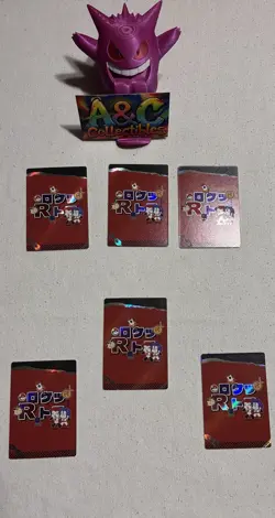 6x Mengka Fan art Featuring Team Rocket Trainer Card Lot - Image 3