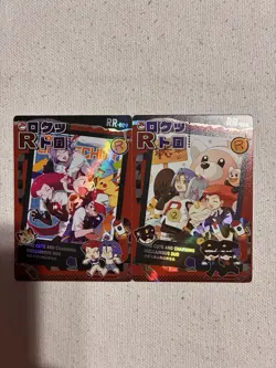 6x Mengka Fan art Featuring Team Rocket Trainer Card Lot - Image 5