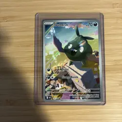 Trubbish Illustration Rare 140/086 Sv: White Flare Holo Pokemon Card - Image 1