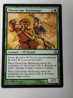 Thornscape Battlemage - Magic the Gathering MTG Duel Decks Phyrexia vs Coalition - Image 1