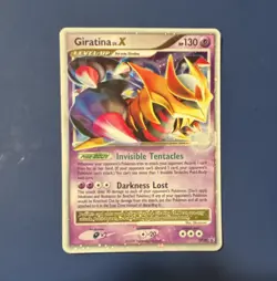 Pokemon Giratina LV.X DP38 English Holo Promo Diamond and Pearl TCG Card - Image 1