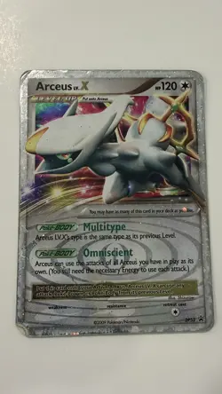 Arceus LV.X Black Star Promo DP53 and Regigigas LV.X DP30 Pokemon Card Set - Image 2