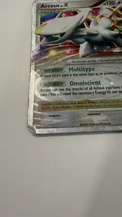 Arceus LV.X Black Star Promo DP53 and Regigigas LV.X DP30 Pokemon Card Set - Image 3