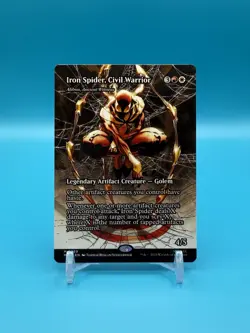 Iron Spider, Civil Warrior - Alibou, Ancient Witness (Borderless) - MTG - NM - Image 1