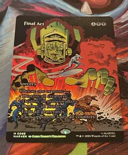 Wizards of the Coast Final Act MAR 0066 Mythic Foil Full Art Sorcery EN - Image 1