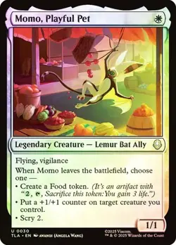 Momo, Playful Pet (0030) - Avatar: The Last Airbender - Uncommon (Foil) - Image 1