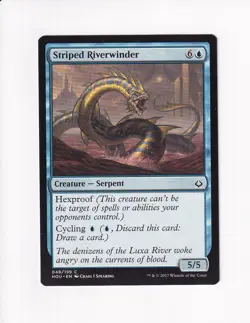 2017 VINTAGE MAGIC THE GATHERING MTG STRIPED RIVERWINDER (#2) (PdC) - Image 1