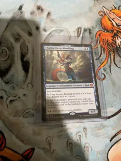 MTG Magic the Gathering Thassa, Deep-Dwelling (71/415) Theros Beyond Death LP - Image 1