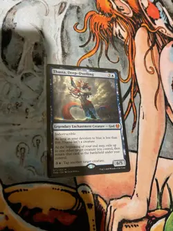 MTG Magic the Gathering Thassa, Deep-Dwelling (71/415) Theros Beyond Death LP - Image 3