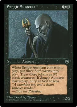 SENGIR AUTOCRAT x1 mtg NM Homelands 1 Unc - Image 1
