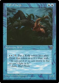 WALL OF KELP x1 mtg NM Homelands 1 Rare - Image 1