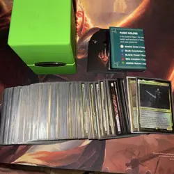 Mtg Commander Lord Of The Rings Food and Fellowship Deck Complete Nm Sleeved - Image 1