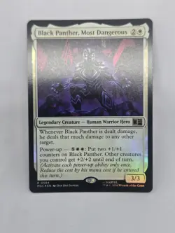 Black Panther, Most Dangerous Commander: Marvel Super Heroes Foil - Image 1
