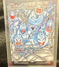 Wizards of the Coast Mechanized Production Marvel #0057 Mythic Foil Alt Art - Image 1