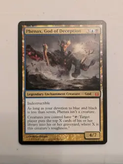 MTG Phenax, God of Deception - Born of the Gods (BNG) MP Blue Black Legendary - Image 1