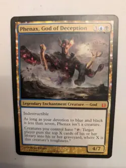 MTG Phenax, God of Deception - Born of the Gods (BNG) MP Blue Black Legendary - Image 2