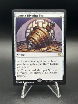 MTG Sensei's Divining Top (314) Double Masters 2022 NM Normal - Image 1