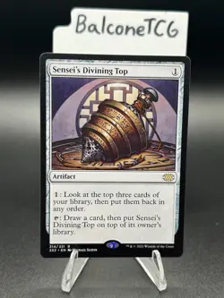MTG Sensei's Divining Top (314) Double Masters 2022 NM Normal - Image 2