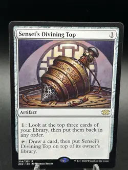 MTG Sensei's Divining Top (314) Double Masters 2022 NM Normal - Image 3