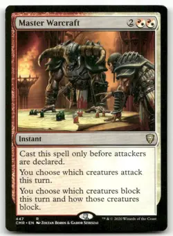 Master Warcraft Commander Legends MTG Moderately Played - Image 1