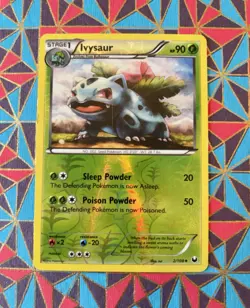 Pokemon TCG Ivysaur 2/108 Black & White Reverse Holo Uncommon 2012 90 HP - Image 1