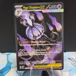 Mega Chandelure EX 115/084 Phantom Forces Holo Ultra Rare English Psychic - Image 1