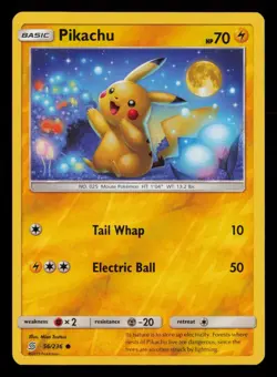 Pikachu 56/236 Common Unified Minds Pokemon Reverse Holo NM/LP - Image 1