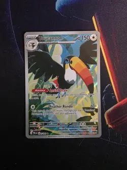 2026 Pokemon Pitch Black Toucannon Illustration Rare #94/84 - Image 1