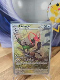 Pokemon TCG Black Bolt Unfezant Illustration Rare 150/086 - Image 1
