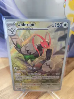 Pokemon TCG Black Bolt Unfezant Illustration Rare 150/086 - Image 2