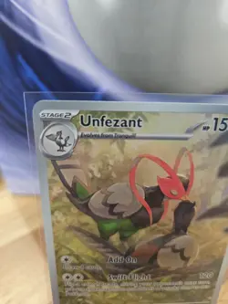 Pokemon TCG Black Bolt Unfezant Illustration Rare 150/086 - Image 5