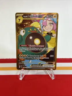 Ionos Bellibolt EX 188/159 SV09: Journey Together Gold Pokemon Hyper Rare NM - Image 1
