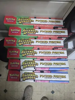 POKEMON Ascended Heroes Focused Fighters Premium Collection NEW (Price Is For 1) - Image 2