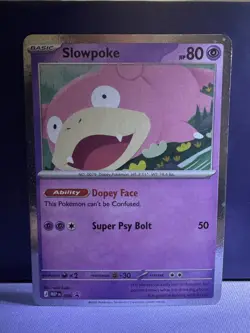 Slowpoke Promo MEP 086 Pitch Black Checklane Pokemon TCG NM - Image 1