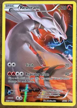 Reshiram XY Black Star Promo XY74 Full Art Holo Promo Pokemon TCG - Image 1