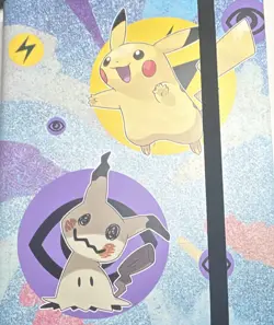 Ultra PRO Pokemon TCG 3-Ring Binder Album 360 9-Pocket Pikachu Mimikyu - Image 1