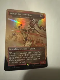 Makari the Lucky Grot - Krenko, Tin Street Kingpin (Borderless) Secret Lair Foil - Image 2